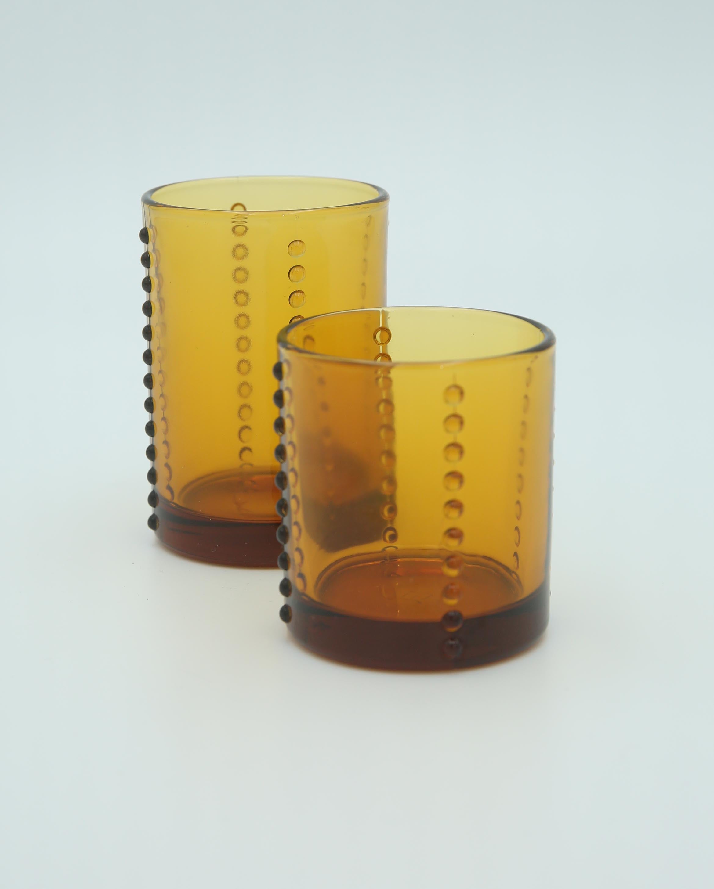 Sori Yanagi Glass Tumbler Amber