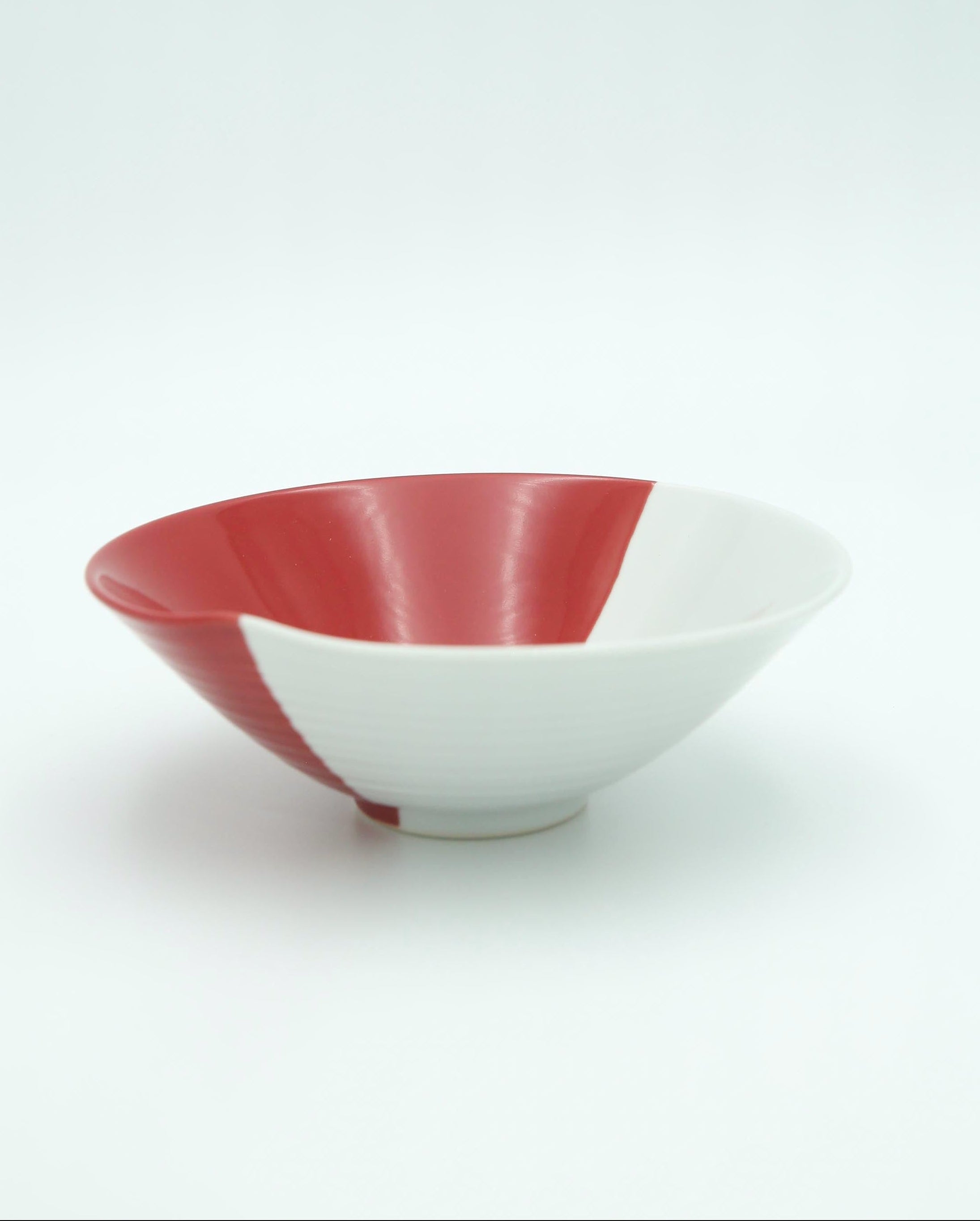 Hasami Ware Bowl (Red/White)
