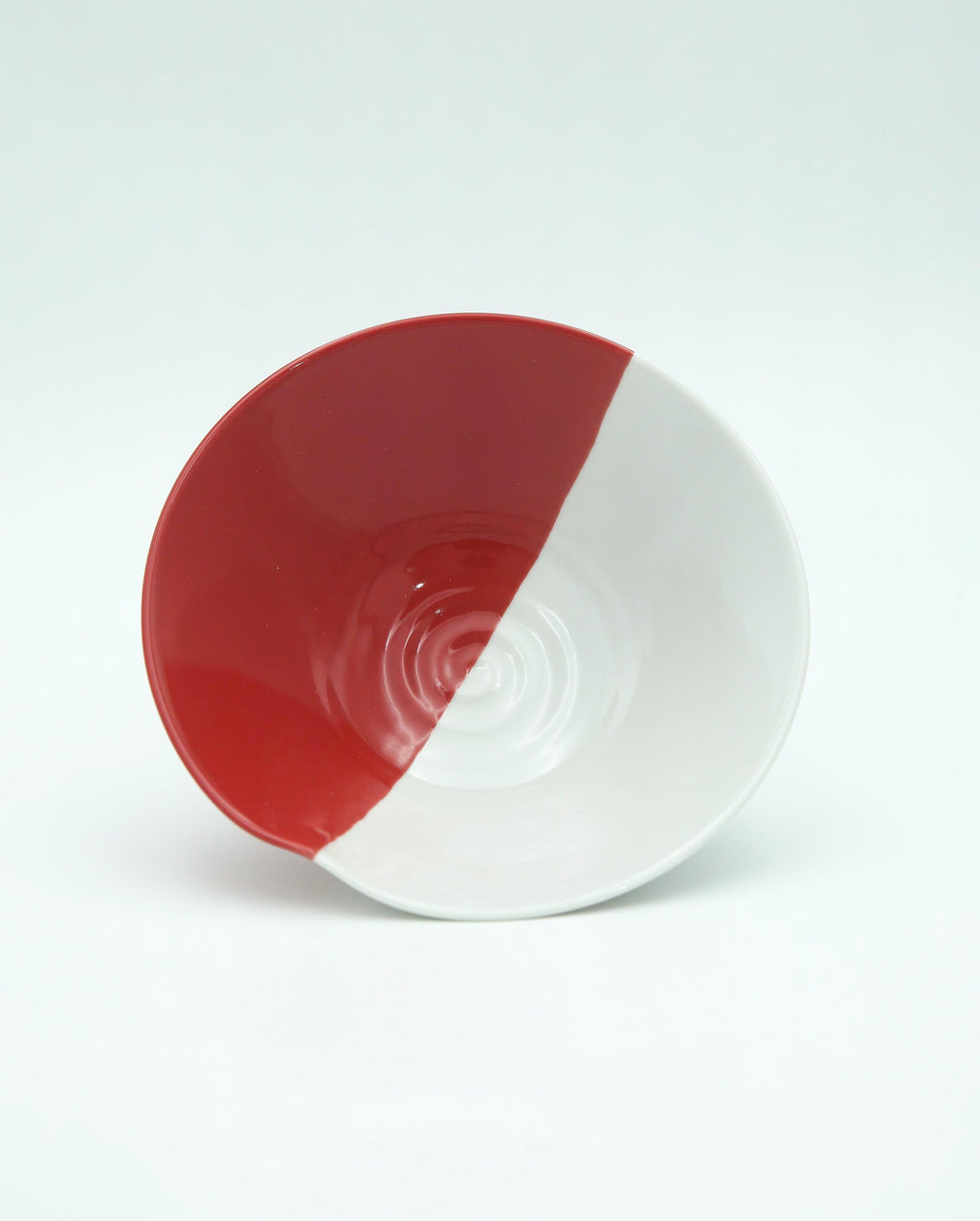 Hasami Ware Bowl (Red/White)