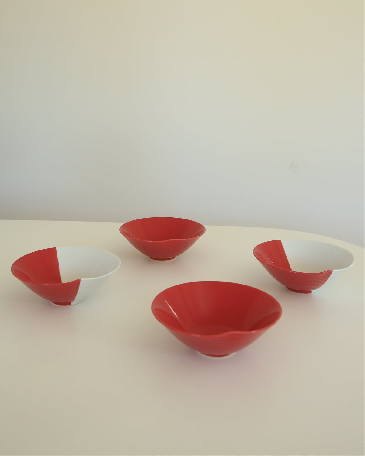 FYSM Colour Hasami Ware Bowl (Red/White)