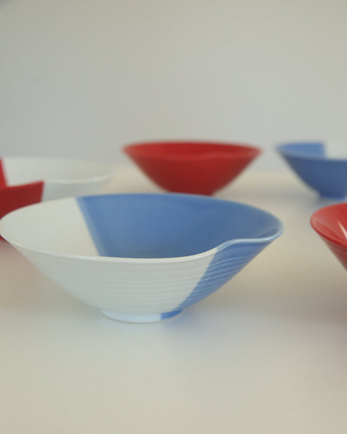 FYSM Colour Hasami Ware Bowl (Blue/White)